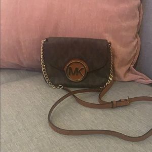 Michael Kors small monogrammed crossbody